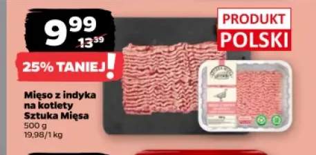 Mięso z indyka na kotlety Sztuka Mięsa