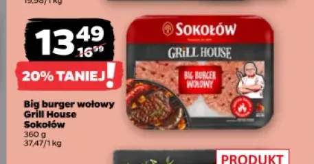 Big burger wołowy Grill House Sokołów