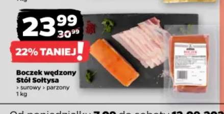 Boczek wędzony surowy Stół Sołtysa +1 wariant