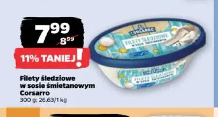 Filety śledziowe w sosie śmietanowym Corsarro