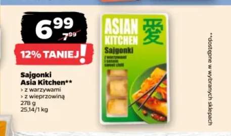 Sajgonki z warzywami Asia Kitchen +1 wariant