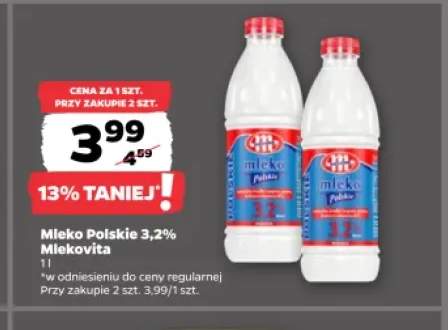 Mleko polskie Mlekovita 3,2%