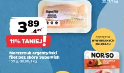 Morszczuk argentyński filet bez skóry SuperFish