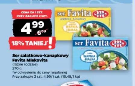 Ser sałatkowo-kanapkowy Favita Mlekovita