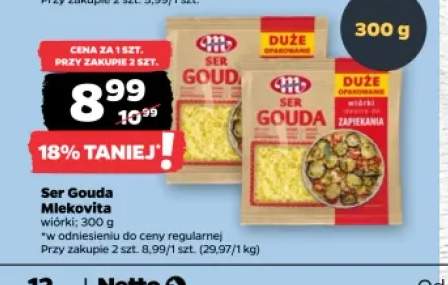 Ser gouda wiórki Mlekovita