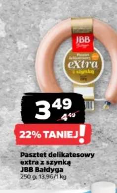 Pasztet delikatesowy extra z szynką