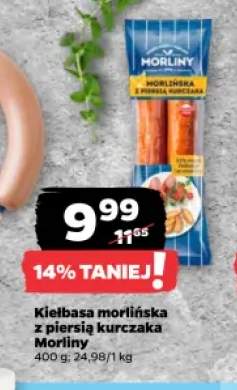 Kiełbasa morlińska z piersią kurczaka Morliny