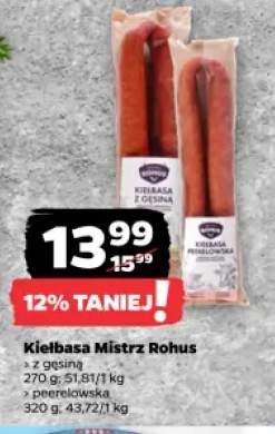 Kiełbasa z gęsiną Mistrz Rohus +1 wariant