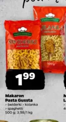 Makaron świderki Pasta Gussta +2 warianty
