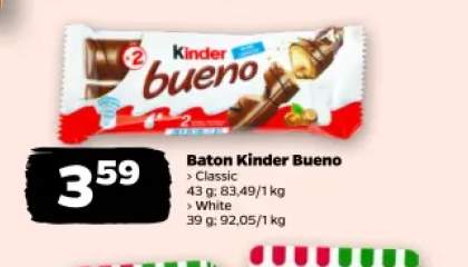 Baton Kinder Bueno Classic +1 wariant