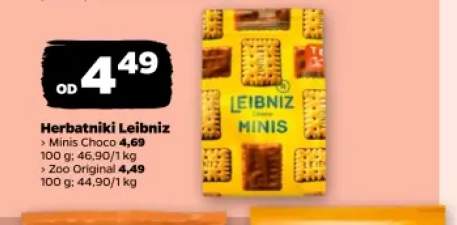 Herbatniki Leibniz Minis Choco +1 wariant