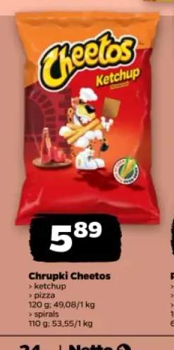 Chrupki Cheetos ketchup +2 warianty