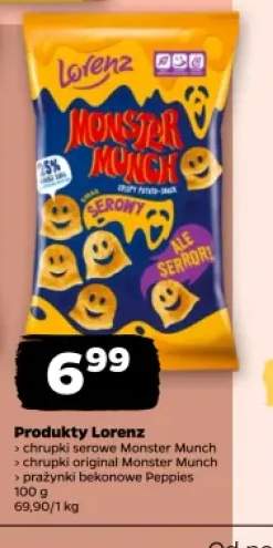 Chrupki serowe Monster Munch Lorenz +2 warianty