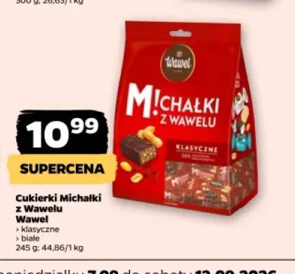 Cukierki Michałki z Wawelu białe Wawel +1 wariant