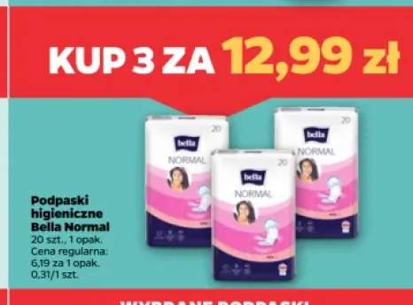 Podpaski higieniczne Bella Normal