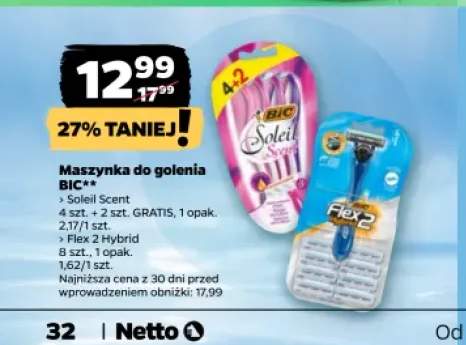 Maszynka do golenia BIC Soleil Scent +1 wariant