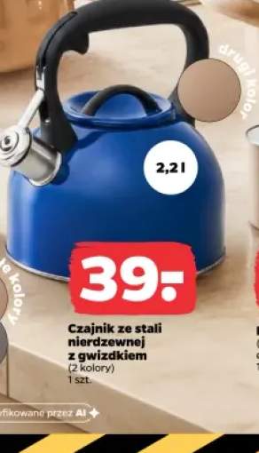 Czajnik ze stali nierdzewnej z gwizdkiem 2,2 l Altom Design