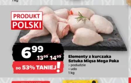 Elementy z kurczaka podudzie Sztuka Mięsa Mega Paka +1 wariant