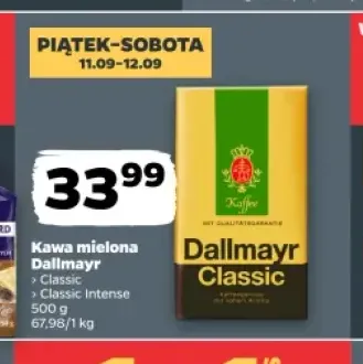Kawa mielona Dallmayr Classic +1 wariant