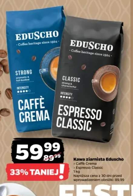 Kawa ziarnista Eduscho Caffè Crema +1 wariant
