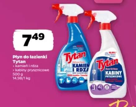 Płyn do łazienki kabiny prysznicowe Tytan +1 wariant