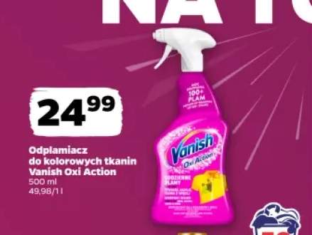 Odplamiacz do kolorowych tkanin Vanish Oxi Action