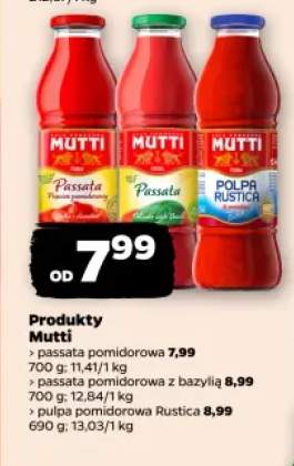 Passata pomidorowa Mutti +2 warianty