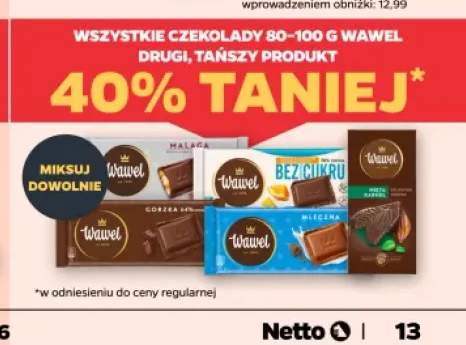 Czekolady Wawel +5 wariantów