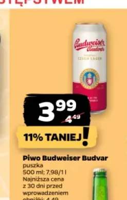 Piwo Budweiser Budvar