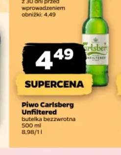 Piwo Carlsberg Unfiltered