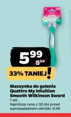 Maszynka do golenia Quattro My Intuition Smooth Wilkinson Sword