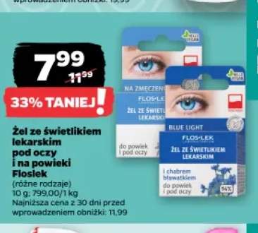 Żel ze świetlikiem lekarskim pod oczy i na powieki Floslek