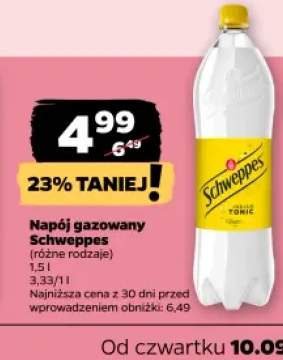 Napój gazowany Schweppes