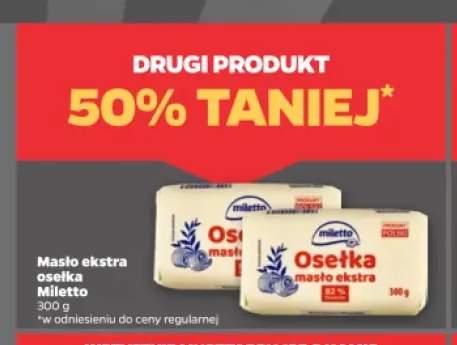 Masło ekstra osełka Miletto