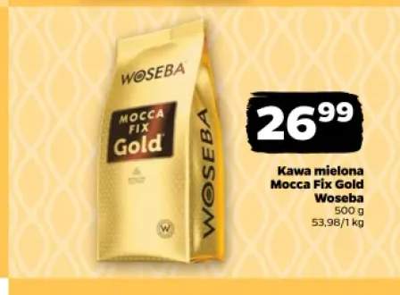 Kawa mielona Mocca Fix Gold Woseba