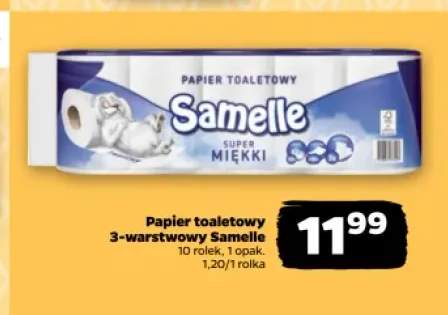 Papier toaletowy 3-warstwowy Samelle