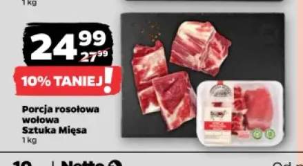 Porcja rosołowa wołowa Sztuka Mięsa