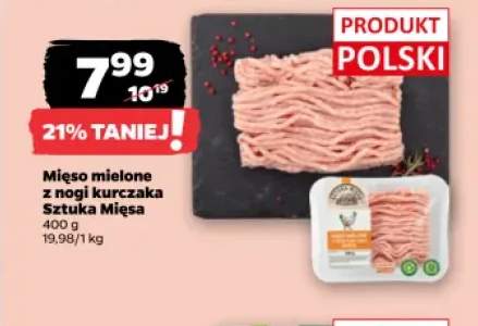 Mięso mielone z nogi kurczaka Sztuka Mięsa