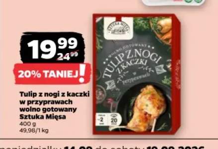 Tulip z nogi z kaczki w przyprawach wolno gotowany Sztuka Mięsa