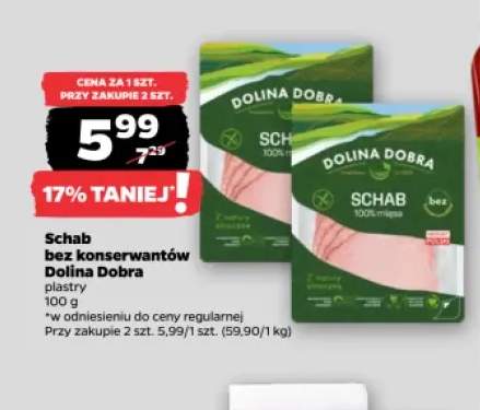 Schab bez konserwantów plastry Dolina Dobra