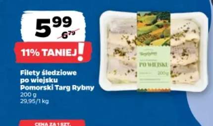 Filety śledziowe po wiejsku Pomorski Targ Rybny