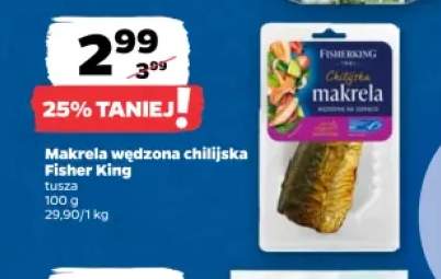 Makrela wędzona chilijska Fisher King tusza