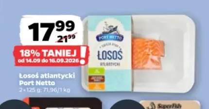 Łosoś atlantycki Port Netto 2-pak