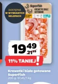 Krewetki białe gotowane SuperFish
