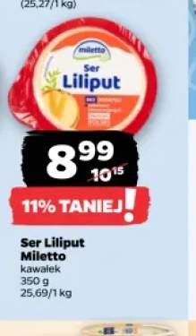 Ser liliput w kawałku Miletto