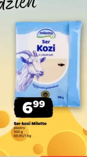 Ser kozi w plastrach Miletto