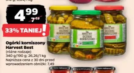 Ogórki korniszony Harvest Best