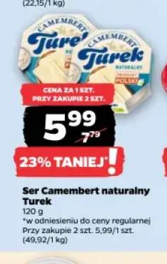 Ser camembert naturalny Turek