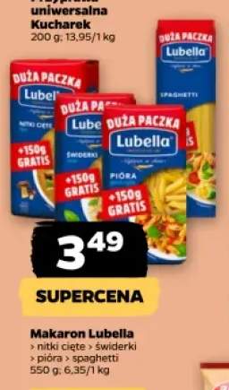 Makaron świderki Lubella +3 warianty