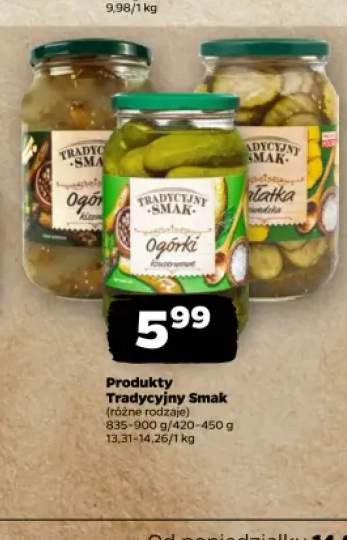 Ogórki kiszone Tradycyjny Smak +2 warianty